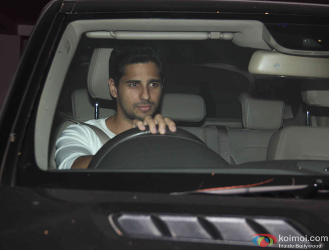 Sidharth Malhotra At Karan Johar's Bash