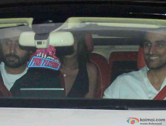 Abhishek Bachchan and Kunal Kapoor At Karan Johar's Bash