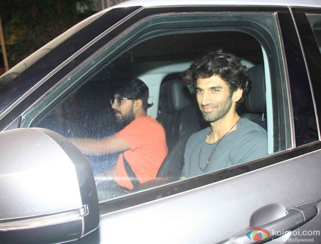 Aditya Roy Kapur At Karan Johar's Bash
