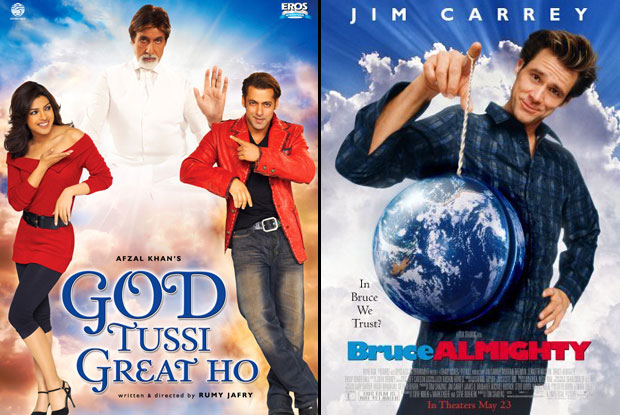 God Tussi Great Ho (2008) and Bruce Almighty (2003) Movie Poster