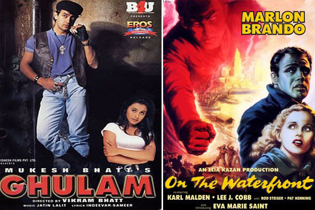Ghulam (1998) and On the Waterfront (1954) Movie Poster
