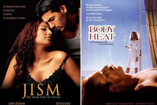 Jism (2003) and Body Heat (1981) Movie Poster