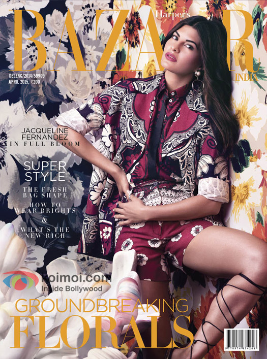 Jacqueline Fernandez On Harper's Bazaar Cover