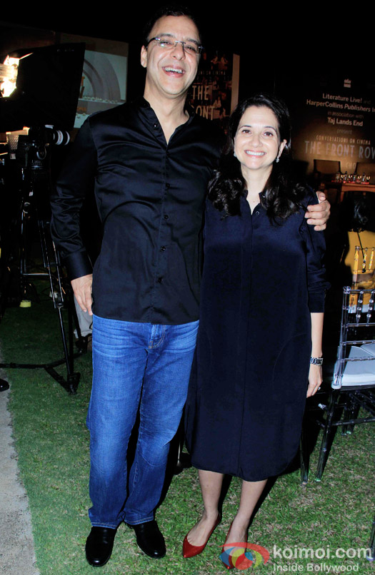Vidhu Vinod Chopra At The Launch Of Anupama Chopra Book 'The Front Row' 