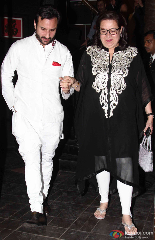Saif Ali Khan Celebrate Babita Kapoor's Birthday Saif Ali Khan Celebrate Babita Kapoor's Birthday