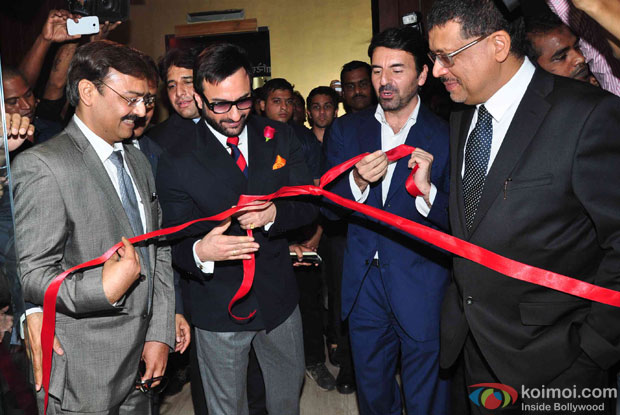 Saif Ali Khan during the launch of Montegrappa Italia Luxury Brand
