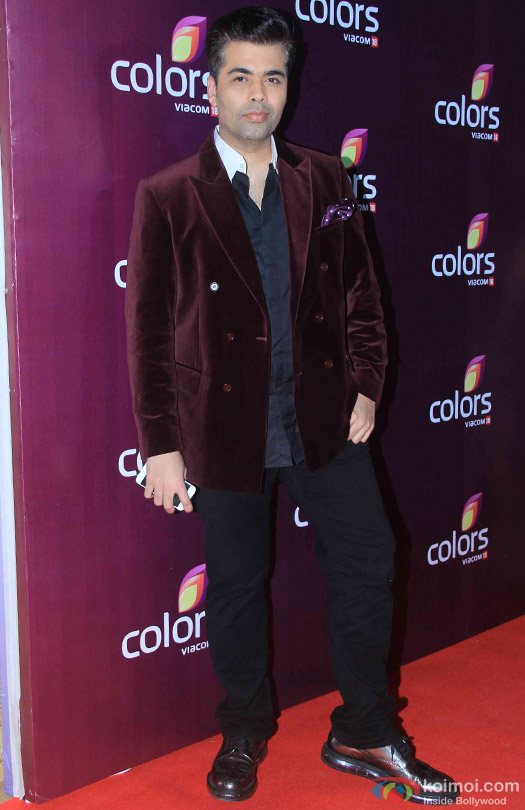 Karan Johar during the red carpet of Colors Party 2015