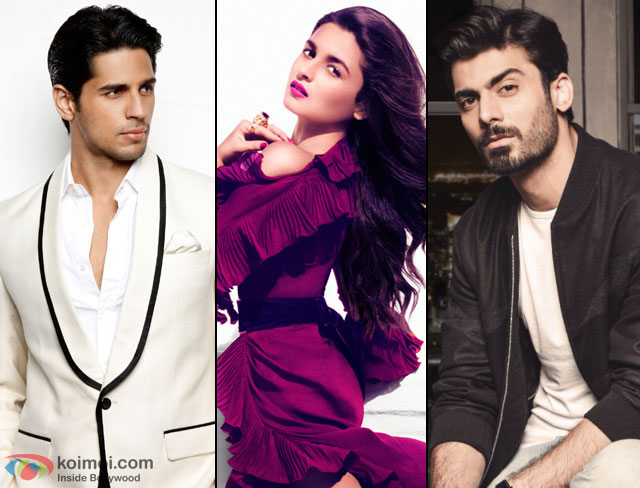 Sidharth Malhotra, Alia Bhatt and Fawad Khan