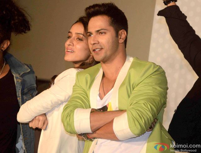 Shraddha Kapoor and Varun Dhawan during the trailer launch of movie 'ABCD – Any Body Can Dance 2'