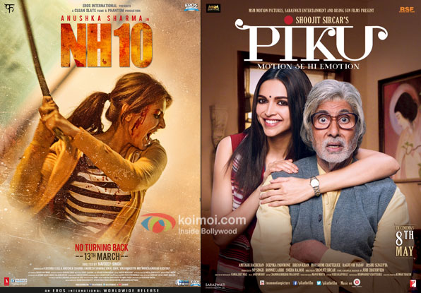 NH10 and Piku movie poster