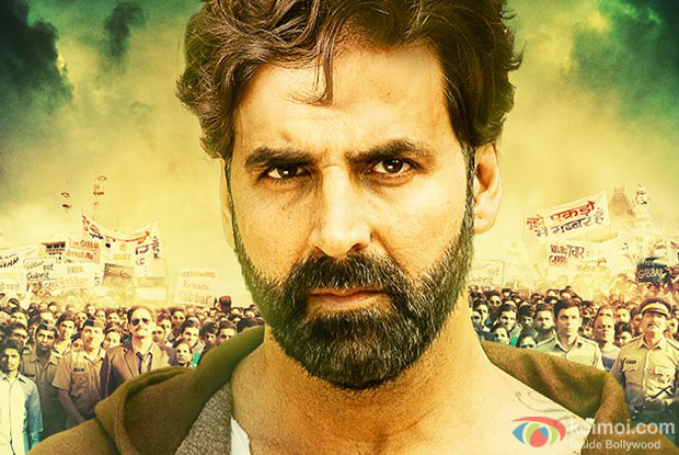 Akshay Kumar in a still from 'Gabbar Is Back' movie poster