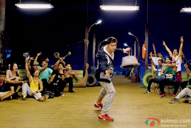 Shraddha Kapoor and Varun Dhawan in a still from movie 'ABCD 2'