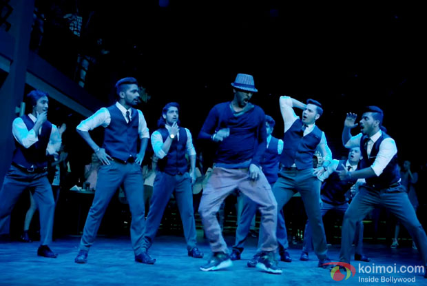 Prabhu Dheva and Varun Dhawan in a still from movie 'ABCD 2'