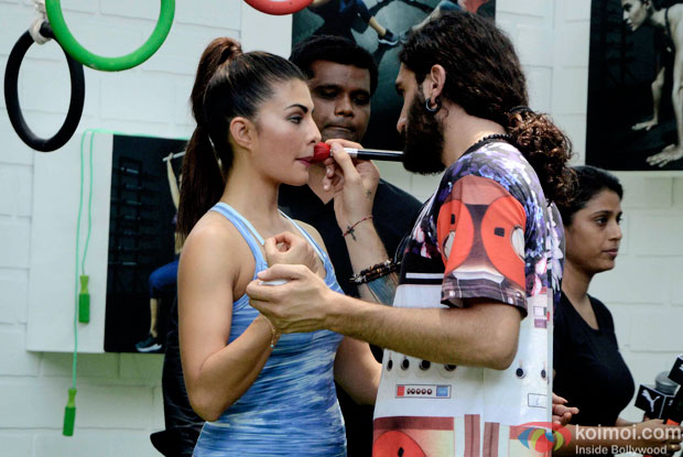 Jacqueline Fernandez Snapped At The Launch Of  Puma Pulse