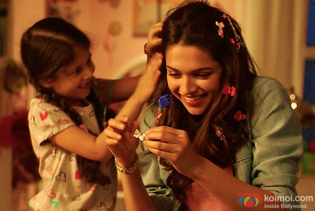 Deepika Padukone in a still from movie 'Piku'