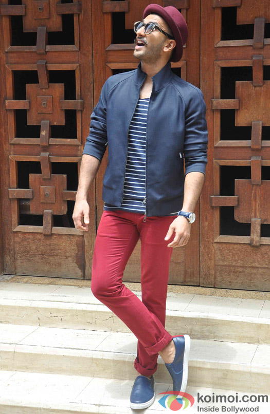 Ranveer Singh spotted at Mehboob studio