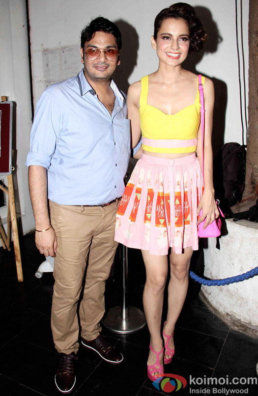Kangana Ranaut during the Mukesh Chhabra's Bday Bash Kangana Ranaut during the Mukesh Chhabra's Bday Bash