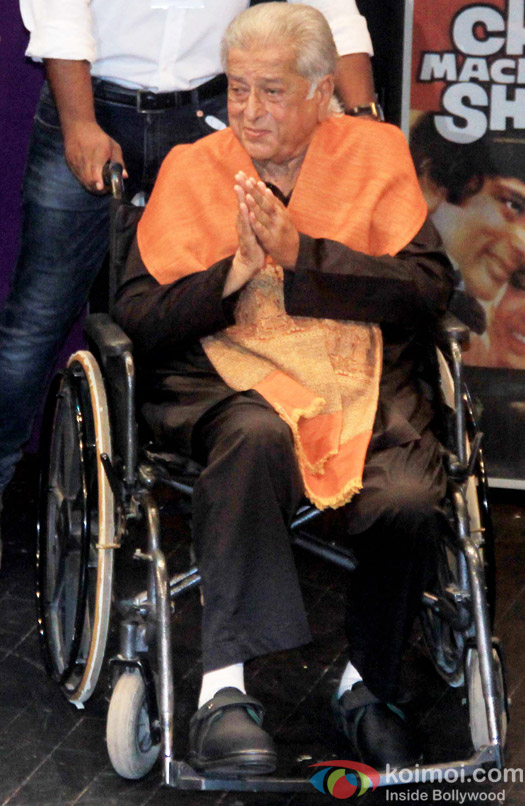 Shashi Kapoor during the receiving Dadasaheb Phalke award
