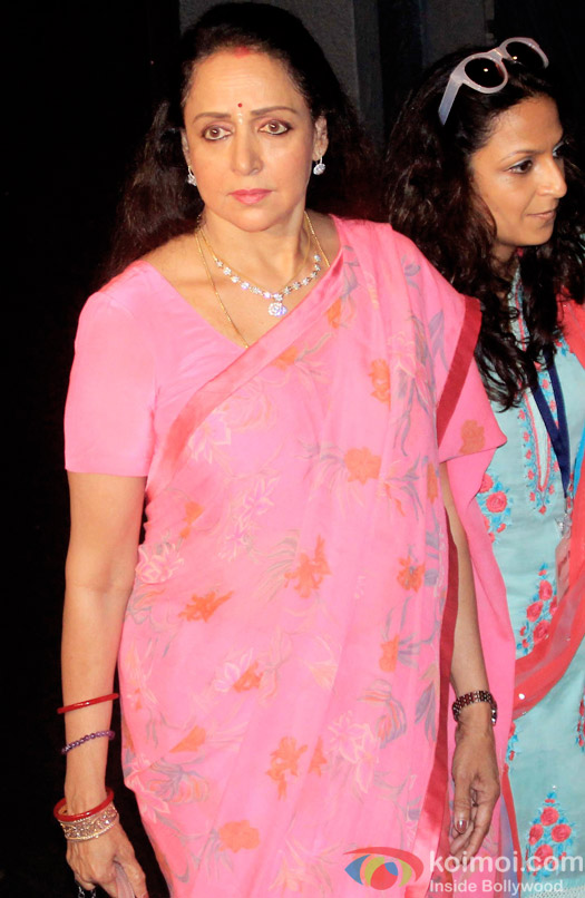 Hema Malini during the Shashi Kapoor awarded with Dadasaheb Phalke award