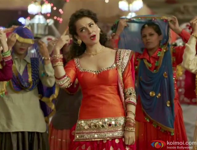 Kangana Ranaut in a still from movie 'Tanu Weds Manu Returns'