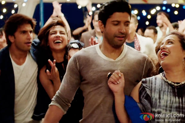 Ranveer Singh, Priyanka Chopra and Farhan Akhtar in a still from movie 'Dil Dhadakne Do' Ranveer Singh, Priyanka Chopra and Farhan Akhtar in a still from movie 'Dil Dhadakne Do'