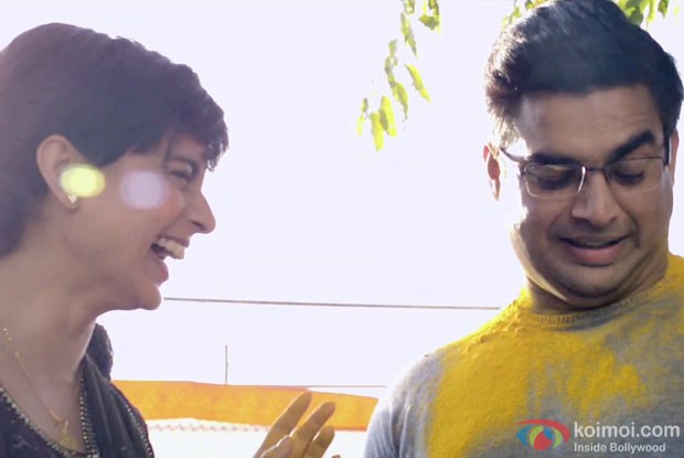 Kangana Ranaut and R. Madhavan in a still from movie 'Tanu Weds Manu Returns'