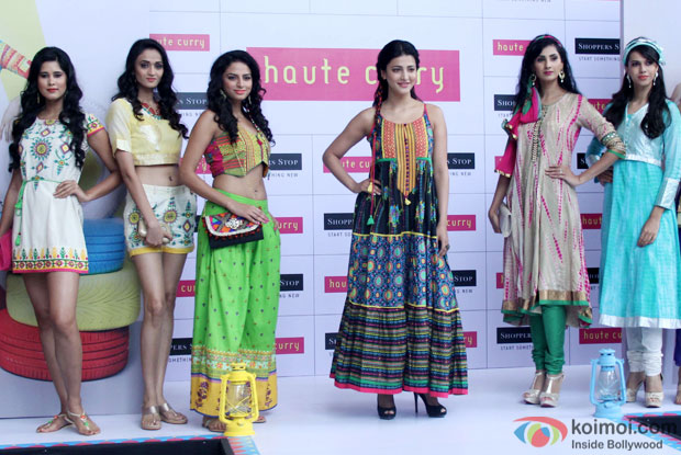 Shruti Haasan Showcases The Latest Collection Of Brand Haute Curry