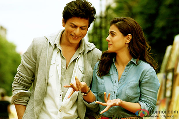 Shah Rukh Khan and Kajol in a still from movie 'Dilwale'