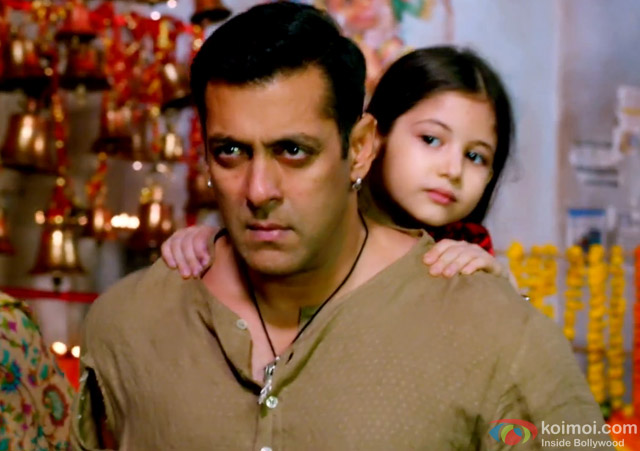 Salman Khan in a still from movie 'Bajrangi Bhaijaan'