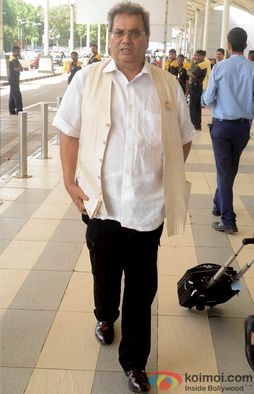 Subhash Ghai Snapped At Domestic Airport