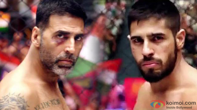 Akshay Kumar and Sidharth Malhotra in a still from movie 'Brothers'