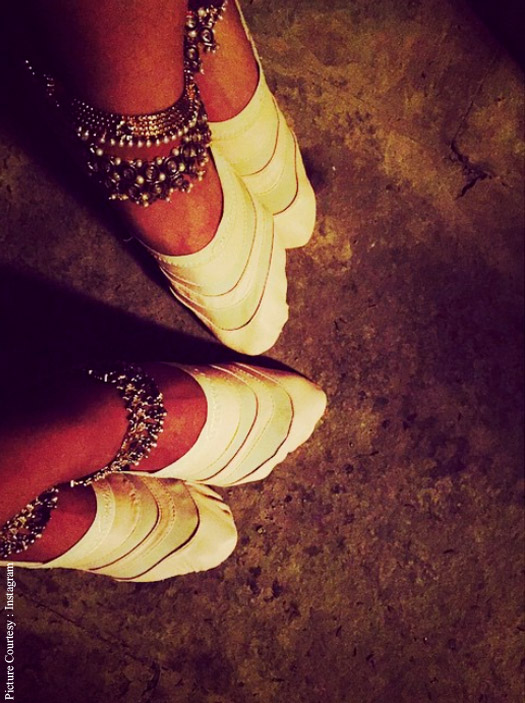 Cute picture of Priyanka Chopra and Deepika Padukone sporting ballerina shoes