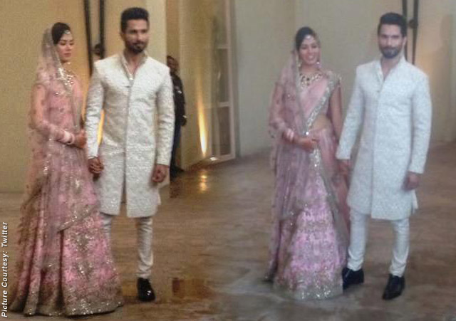 Newly Wed Shahid Kapoor & Mira Rajput