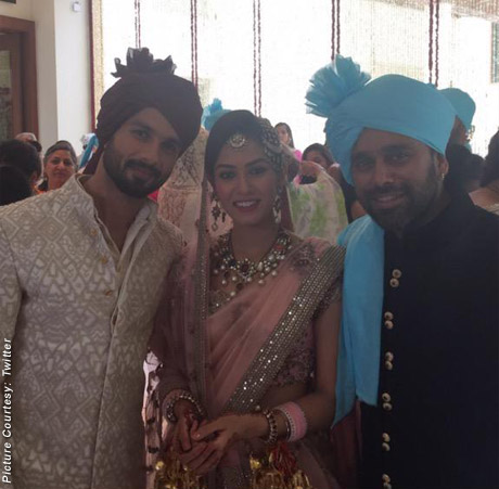 Newly Wed Shahid Kapoor & Mira Rajput