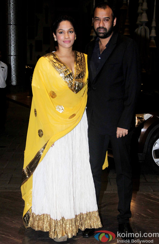 Masaba Gupta and Madhu Mantena attend Shahid Kapoor and Mira Rajput's reception
