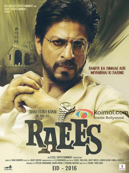 First look poster of Raees starring Shah Rukh Khan