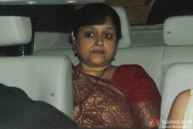 Supriya Pathak during the Shahid-Mira Wedding Reception