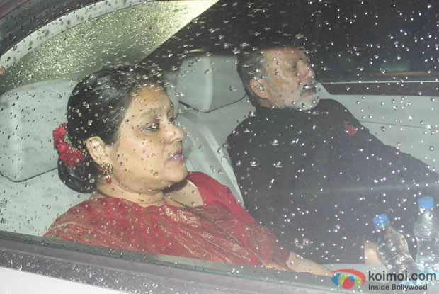Supriya Pathak and Pankaj Kapur during the Shahid-Mira Wedding Reception