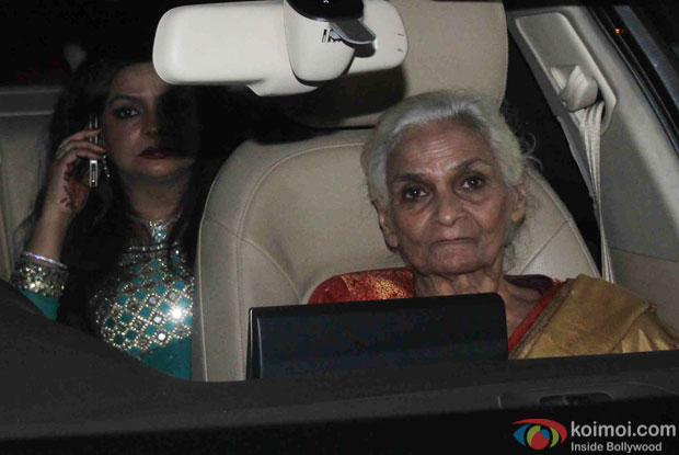 Neelima Azim during the Shahid-Mira Wedding Reception