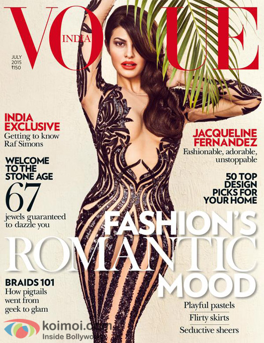 Oh-So-Hot! Jacqueline Fernandez On The Vogue Cover