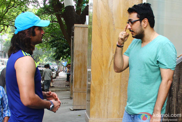 Sushant Singh Rajput was spotted with Dinesh Vijan of Maddock Films outside his residence