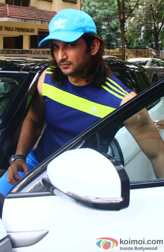 Sushant Singh Rajput was spotted at Maddock Films