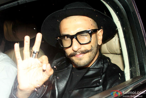 Ranveer Singh during the birthday bash of Priyanka Chopra