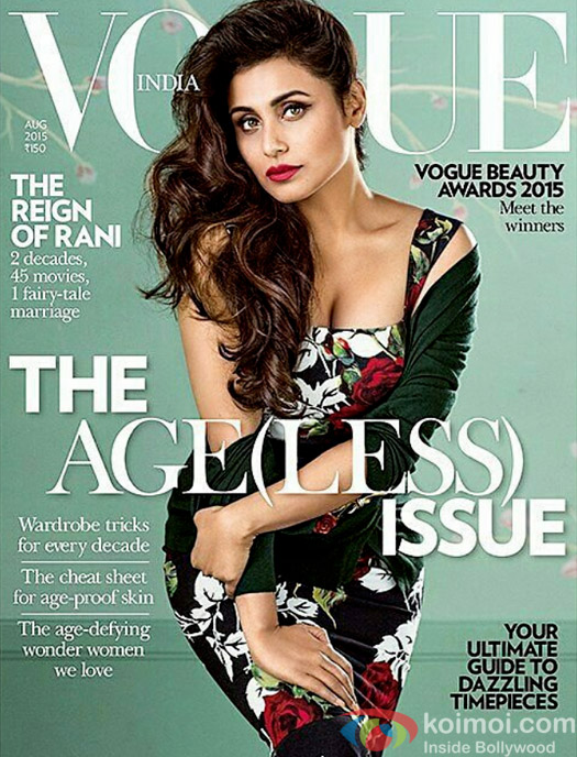 Rani Mukherji On The Cover Of Vogue