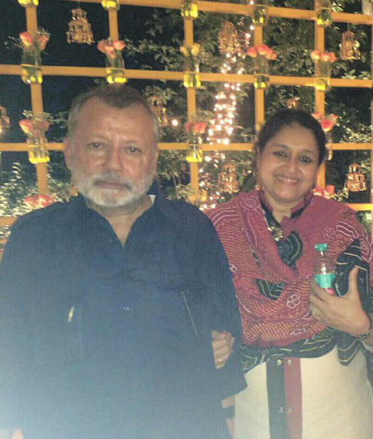 Pankaj Kapur and Supriya Pathak during Sangeet Ceremony of Shaid Kapoor and Mira Rajput 