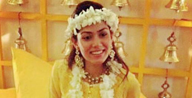 Mira Rajput during her sangeet ceremony with Shahid Kapoor