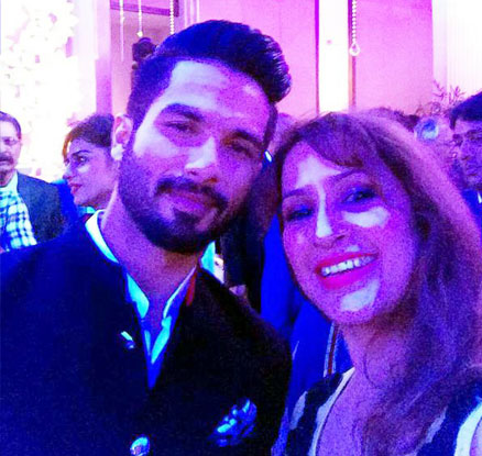 Shahid Kapoor during the reception