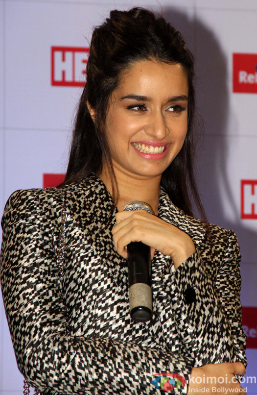  Shraddha Kapoor during the launch of Hello magazine cover in Mumbai.