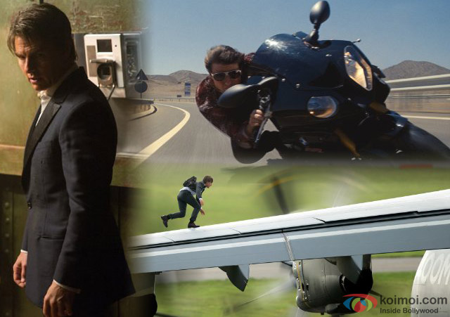 Tom Cruise in a still from movie 'Mission: Impossible - Rogue Nation'