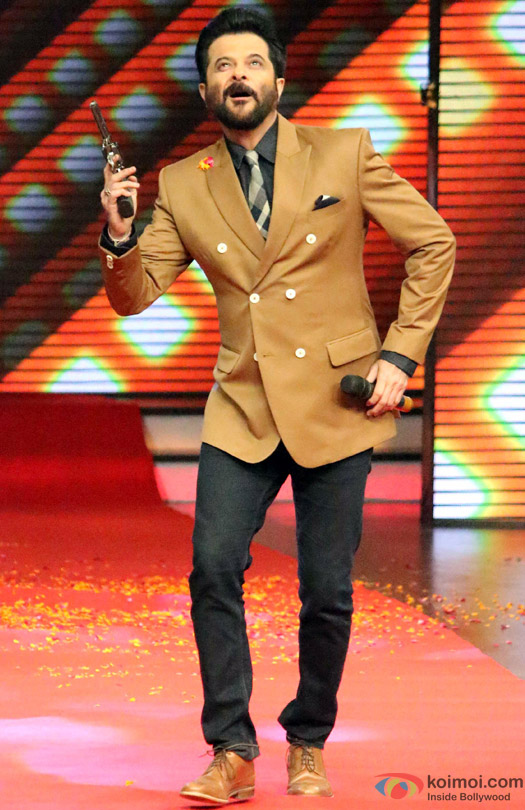 Anil Kapoor during the promotion of movie 'Welcome Back' on the sets of 'Dance Plus'